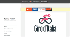 Desktop Screenshot of cycling-passion.com